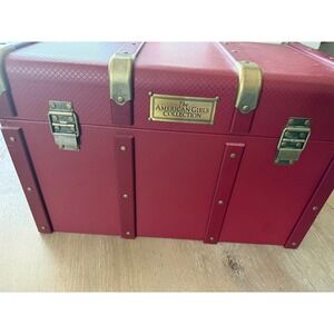 American Girl Doll Trunk Burgundy Red The American Girls Collection Vintage Case
